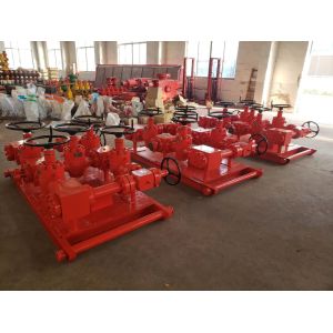 PU Temperature Rating Surface Well Testing Equipment Pressure Test Manifold