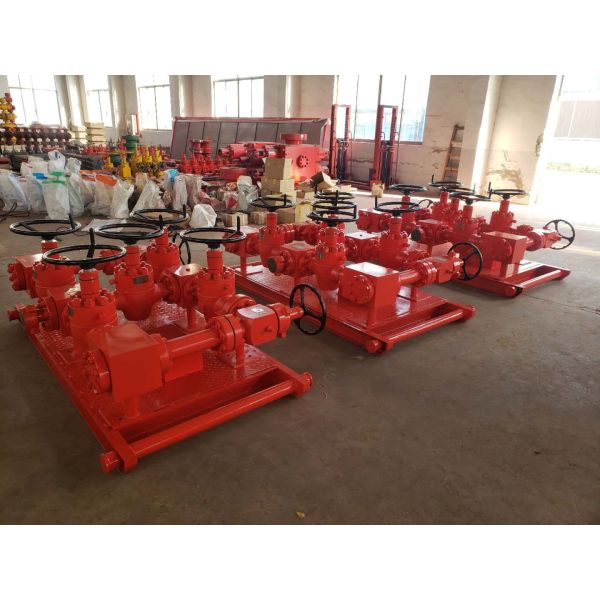 PU Temperature Rating Surface Well Testing Equipment Pressure Test Manifold