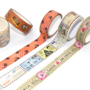 National Printed Masking Washi Paper Tape Waterproof Washi Tape