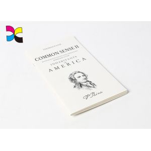 Black Image Bound Book Printing Services , Saddle Binding Individual Book