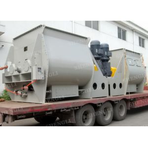 Big Size Twin Shaft Paddle Mixer High Efficiency With 10rpm-60rpm Speed