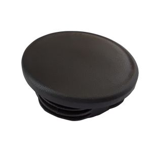 Quality 75mm 90mm 6 Inch 8 Inch Round Fence Post Caps Black Plastic for sale