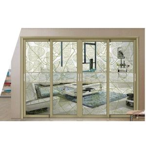 Reception Room Digital Printing On Tempered Glass Personalized Customization