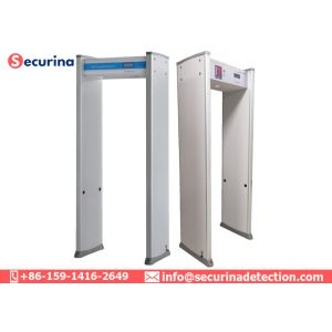 Overlapping Archway Metal Detector 4.3 Inch LCD Screen 6 Zones 8KHZ