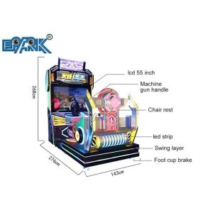 Firewire Assault Kinetic Shooting Arcade Machines Hardware Acrylic Material