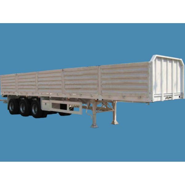 3 * 13ton Capacity Axles Side Wall Semi Trailer for Dry Cargo or Sands Transportation