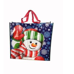 Customized PP Woven Grocery Tote Bag With Eco Friendly Inks