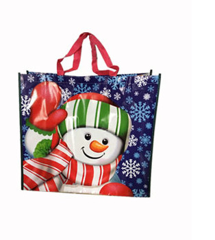 Buy Customized PP Woven Grocery Tote Bag With Eco Friendly Inks at wholesale prices