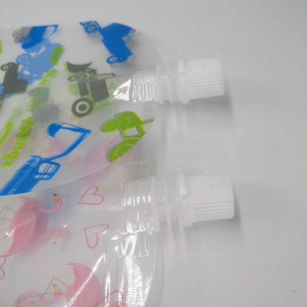 Custom Printing Transparent Spout Pouch Packaging