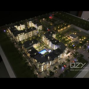 Small Morocco EAGLE HILLS Architectural Model Making Supplies 1/200 Rabat Square