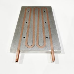 Aluminum Cooper Tube Radiator Heat Sink 120x12x210mm Durable