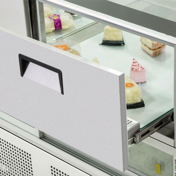 Bakery Sliding Drawer Display Refrigerator,Cookie Cake Pastry Showcase