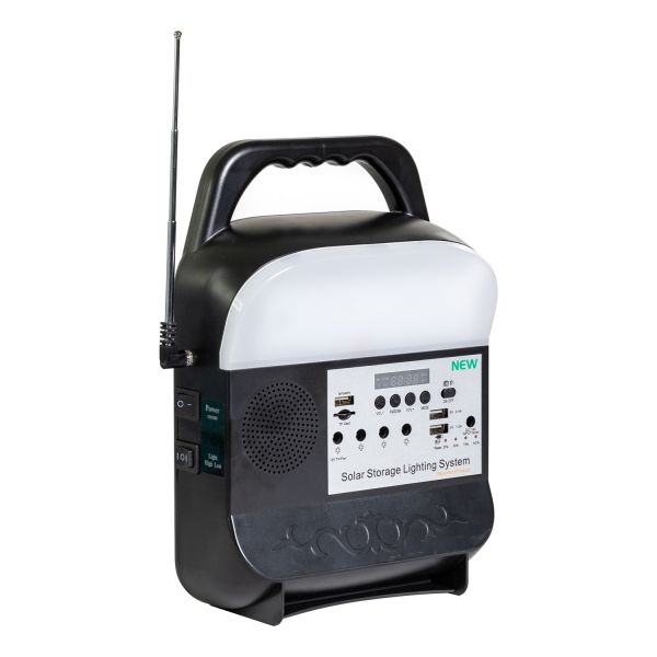 SRE-818 Durable Solar LED Home Light With 12.8V 10000mah Battery System Tv And Fan