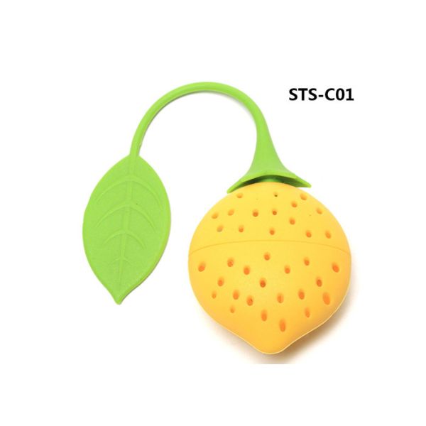 Buy Lemon Silicone Tea Infuser OEM ODM 20g Loose Leaf Tea Strainer at wholesale prices