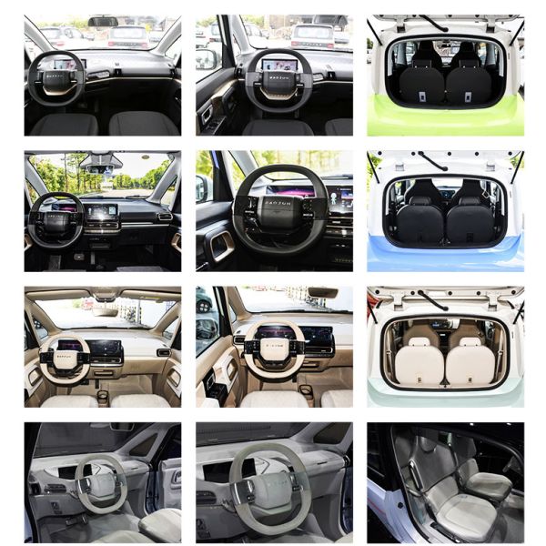 Baojun Kiwi Ev 2023 Motorized Four Wheel Electric Car For Adults 4 Seats Mini Vehicle