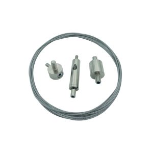 Wire Rope Clamp Cable Grippers With Male Thread For Led Ceiling Chandelier