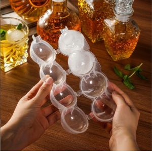 Silicone Ice Cube Mold for Easy Release Whisky Balls Stocked Kitchen Accessory