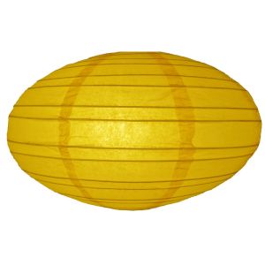 Quality 16&quot; Yellow Saturn Paper Lantern for sale