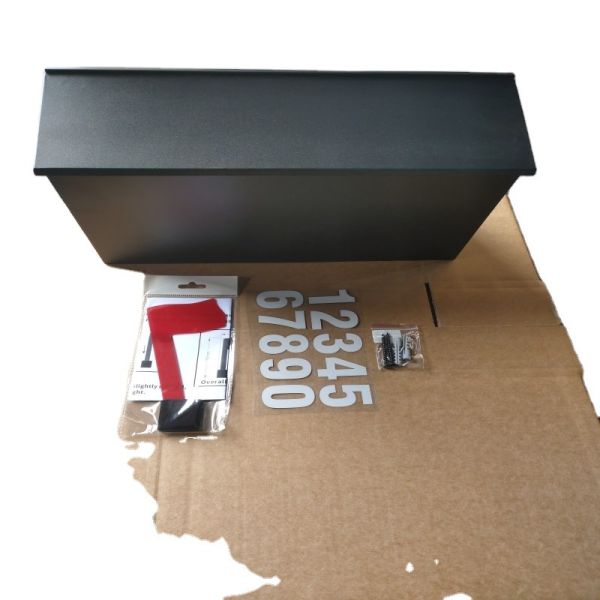 Buy Outdoor Metal Magazine Newspaper Holders Post Mailboxes with Rust-Resistant Coating at wholesale prices