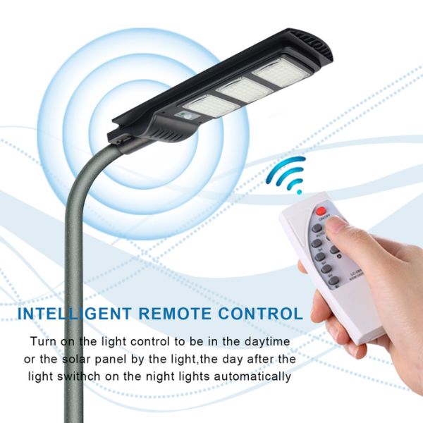 DC 6V Integrated Solar Street Light 90w 15300 Lumens Smd Beads 5V 12W Solar Powered Street Lamp