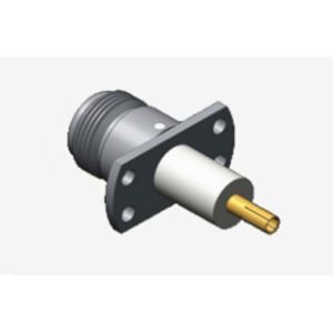 Quality N Female Flange Mounted RF Coaxial Connector with Microstrip for sale