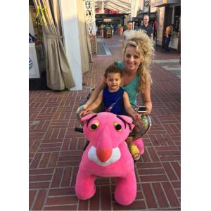 Hansel naughty castle playground ride on plush animal electric scooter