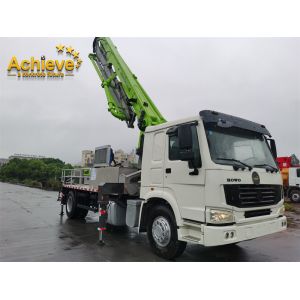22H-3Z Reconditioned Zoomlion Concrete Pump Truck 8 / 12MPa Pressure