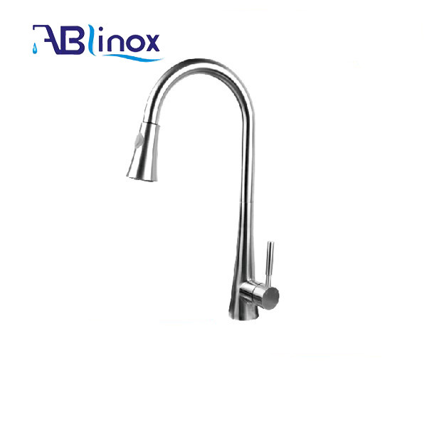 Buy 304 Spring Pull Down Kitchen Stainless Steel Faucet at wholesale prices