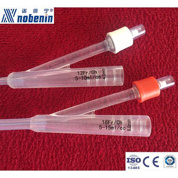 Buy 100% Medical Silicone Urethral Catheter Two Way Surgical Urination Smooth at wholesale prices