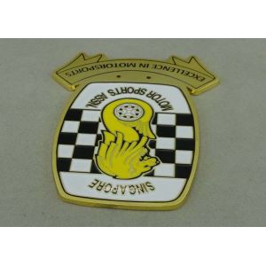 Imitation Hard Enamel Medals For Awards / School Custom Medals By Die Stamped