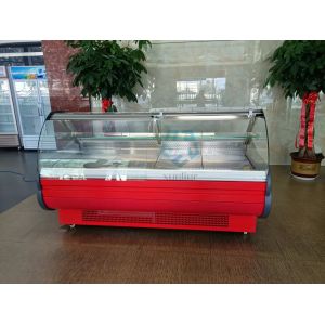 2 To 8 Degree Butcher Meat Freezer Deli Display Refrigerator