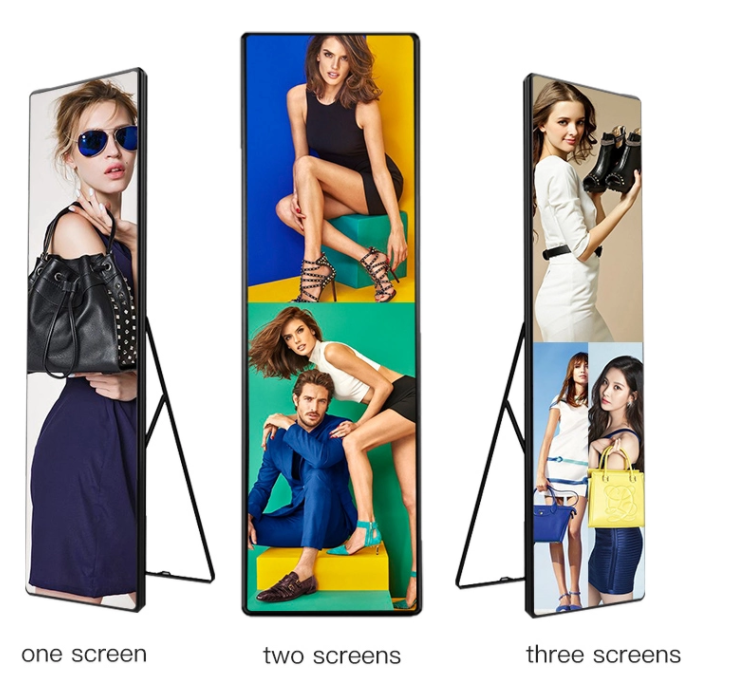 High Brightness 640*1920mm Indoor Full Color Poster led advertising billboard