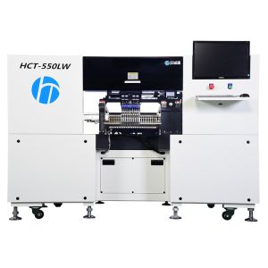 HCT-550LW Pick And Place Machine 10heads LED Lightning Manufacturing Industry