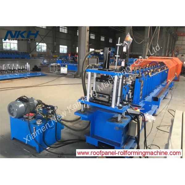 Steel Door Frame Roll Forming Machine Bottom Support Rolling Shutter Profile