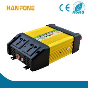 Quality HANFONG 500W DC 12V/24V to AC 115V/230V Modified Sine Wave car power inverter with 2 USB port automotive for sale