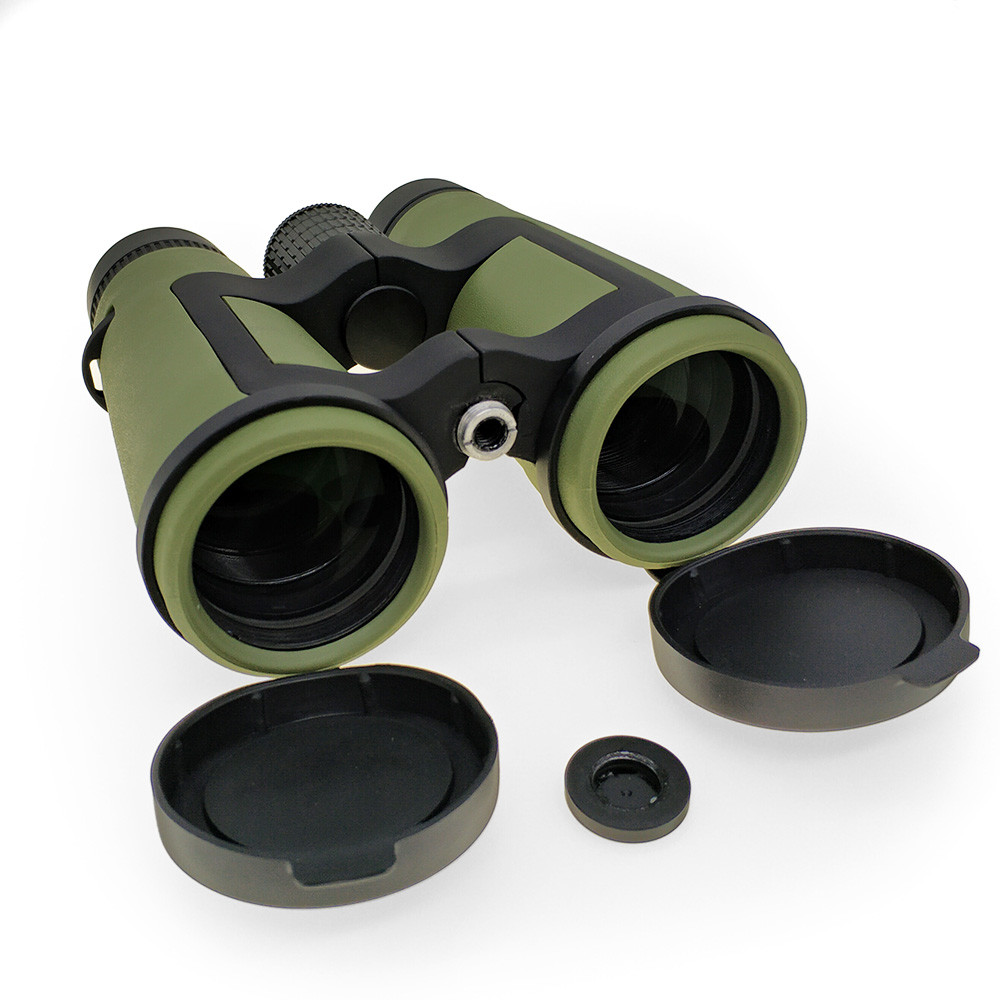 Green Waterproof Telescope Mini Binoculars 10x42mm Center Focus With Optical
