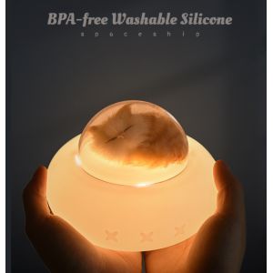China DC 5V Tabletop Night Light Lamp , 1200mA UFO Night Lights on sale