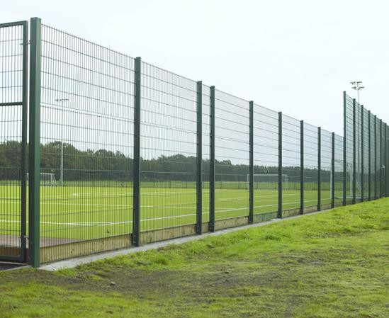 Plastic Coating Security 868 Double Wire Mesh Fence Powder Coating Twin Mesh Fence