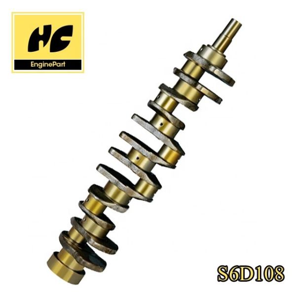 Buy OEM factory price genuine parts 6D108 6222-31-1110 crankshaft car steel crankshaft at wholesale prices