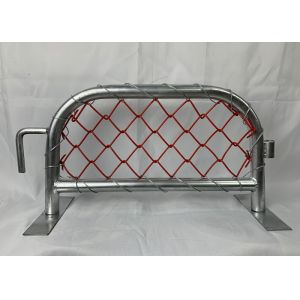 ISO14001 hot dip galvanized Crowd Barrier Fence for Construction