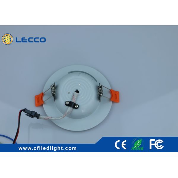 LED Recessed Downlight 15W SMD 5730 Disk Type 30 00H Life Time 100 LM / W SDCM <