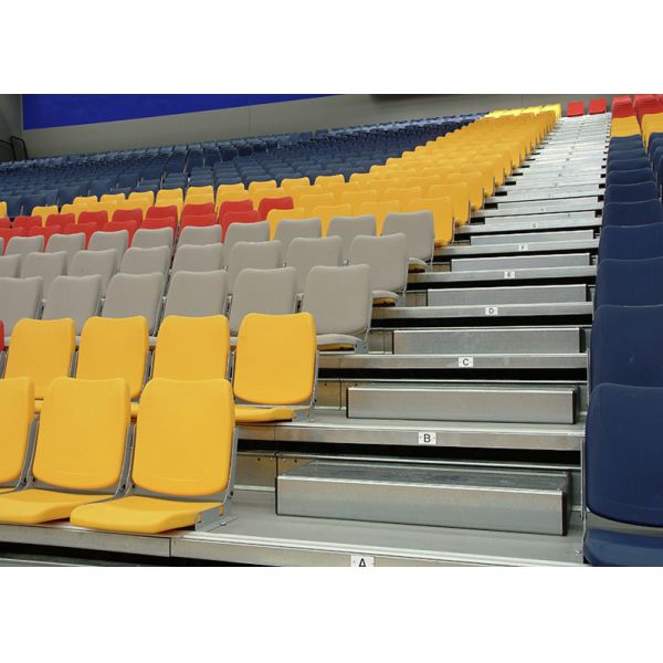 Buy Customized Sports Arena Seating Manual Control With Optional Mounting Types at wholesale prices