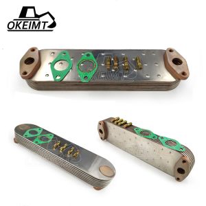 Engine Oil Cooler Diesel Engine Oil Cooler 6SD1 6SA1 Excavator Oil Cooler 1