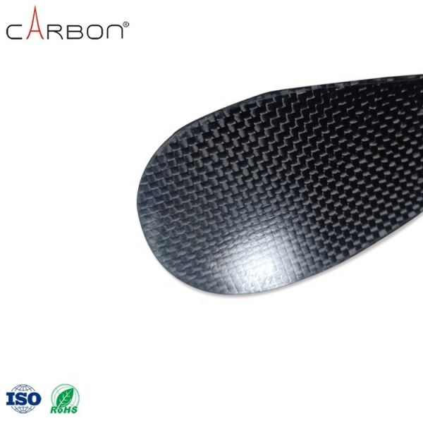 Buy Customized Logo Carbon Fiber Insole for Flat Feet Heat Moldable High Arch Foot Support at wholesale prices