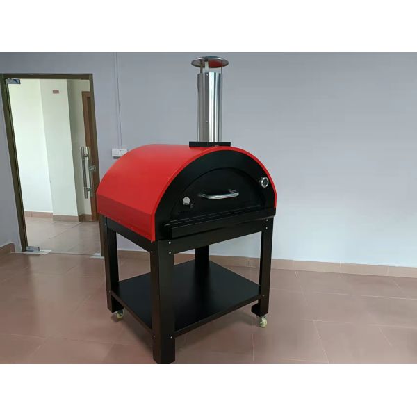 410C CSA Steel Wood Fired Oven Outdoor Wood Stove With Pizza Oven