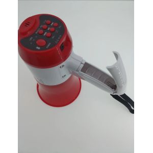Handheld Megaphone Speaker with 1500mAh Lithium Battery and Wireless Connectivit