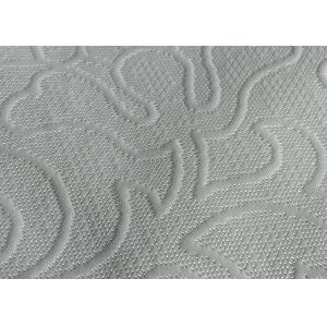 240cm Polyester Mattress Fabric , Heavyweight Double Knit Jacquard Fabric