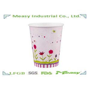 1 Layer Disposable Hot Drink Cups With Custom Brand Flexo Grapgic Printing