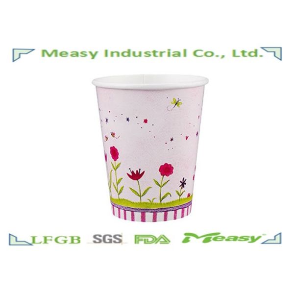 1 Layer Disposable Hot Drink Cups With Custom Brand Flexo Grapgic Printing