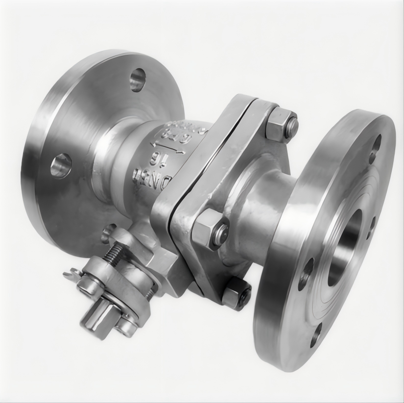 Flanged ball valve floating ball valve Q41F manual 304L stainless steel ball